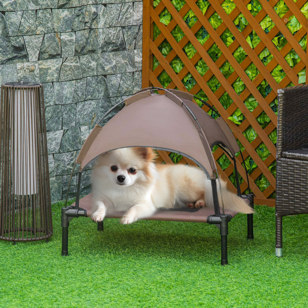 Elevated Pet Bed with Canopy - Ultimate Outdoor Comfort for Dogs!