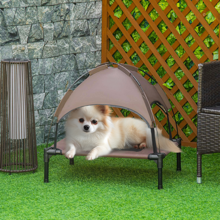 Elevated Pet Bed with Canopy - Ultimate Outdoor Comfort for Dogs!