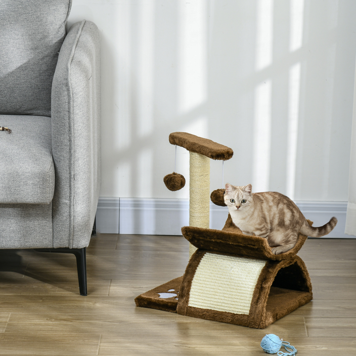 Ultimate Cat Tree Play Center: Plush Scratch Tower with Tunnel & Dangling Toys