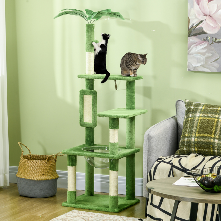 PawHut Deluxe 142cm Cat Tower: Scratching, Hammocking, & Endless Play!