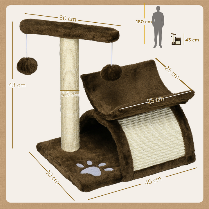 Ultimate Cat Tree Play Center: Plush Scratch Tower with Tunnel & Dangling Toys