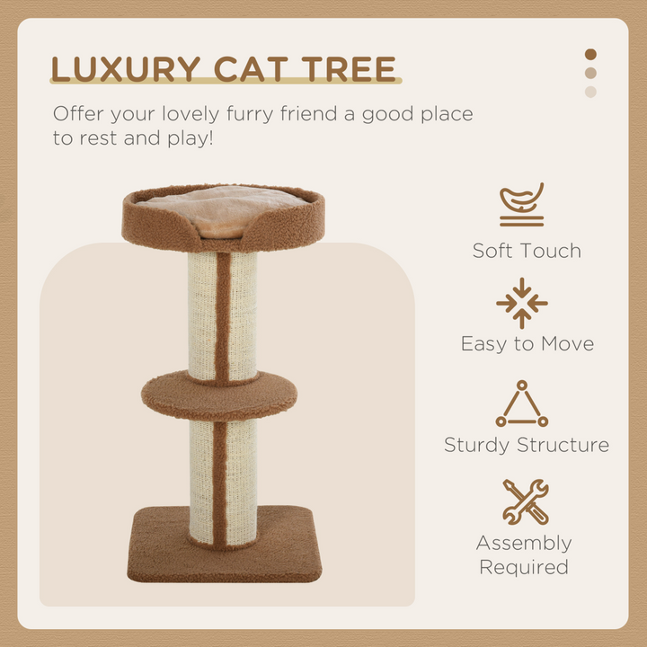 Ultimate 91cm Cat Tree: Plush Perch, Scratching Post & Cozy Hideaway