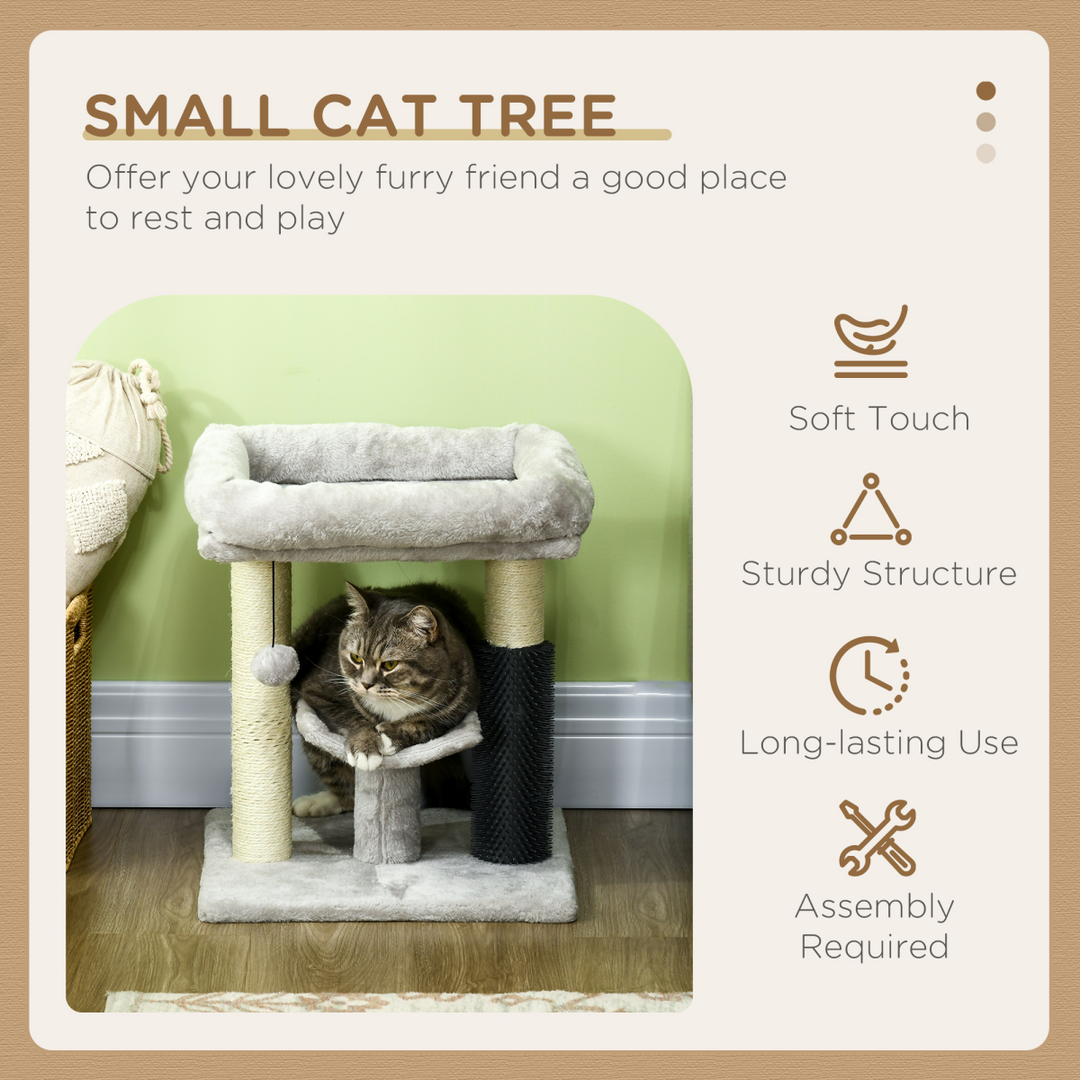 PawHut Deluxe Cat Tree: Cozy Bed, Fun Perch, Scratching Posts & Groomer!