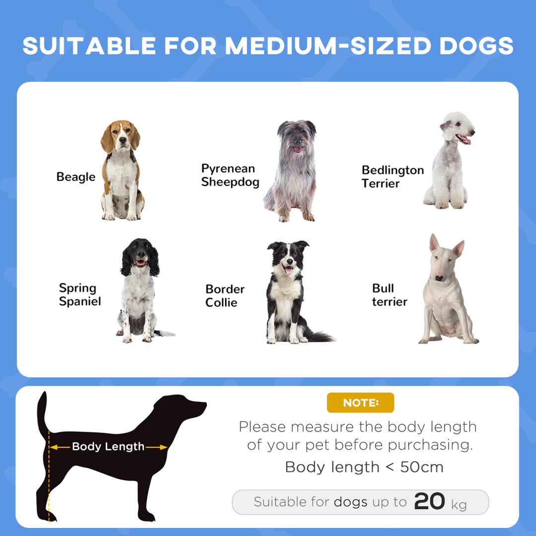 Cool Comfort: PawHut Elevated Dog Bed with Canopy & Airflow Design