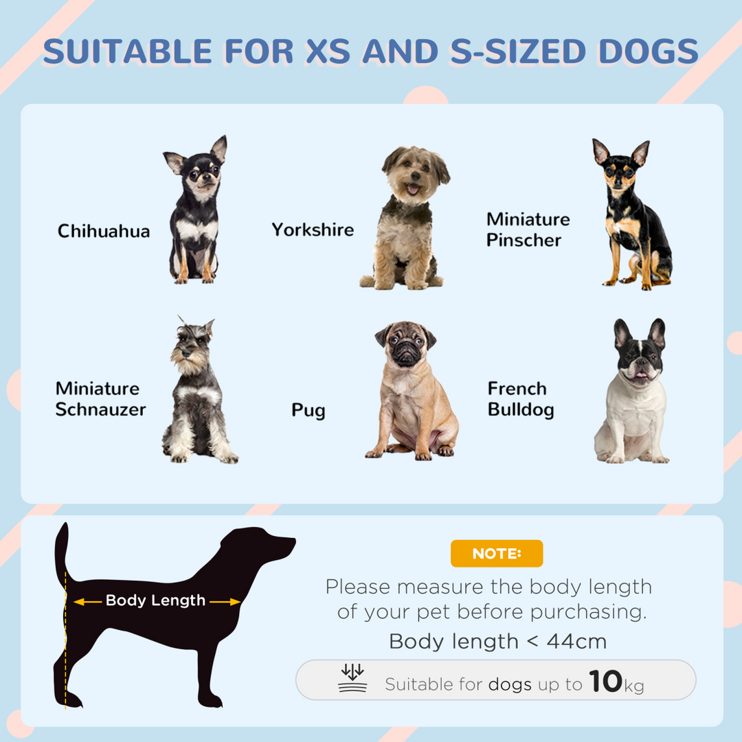 Cozy PawHut Outdoor Dog Kennel for XS & S Dogs - Weatherproof & Ventilated