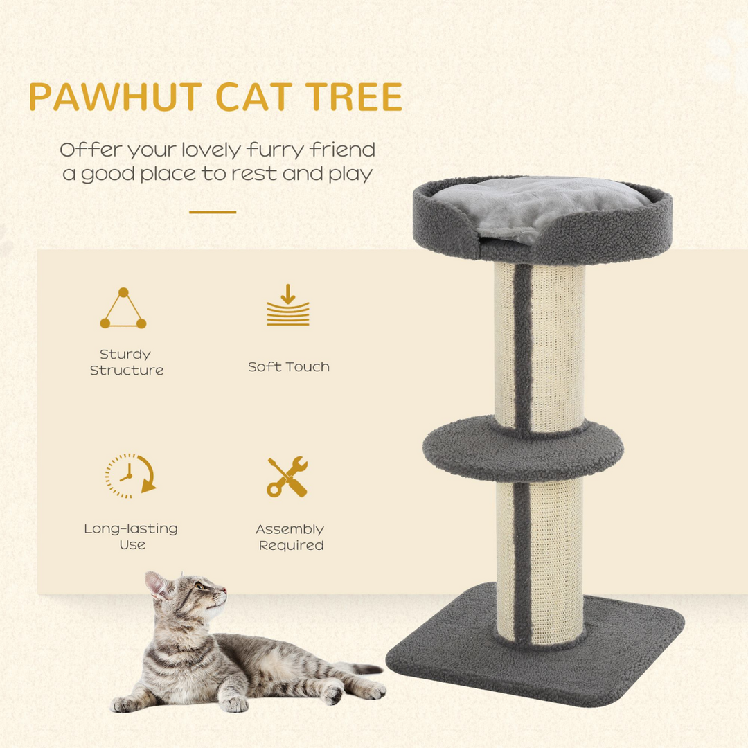 Deluxe 91cm Cat Tree Tower - Cozy, Multi-Level Activity Center & Scratching Post