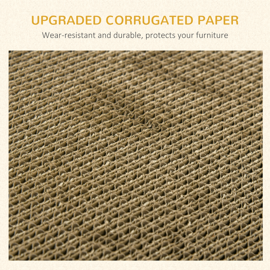 PawHut Eco-Friendly Cat House & Scratcher - Fun Retreat for Indoor Cats!