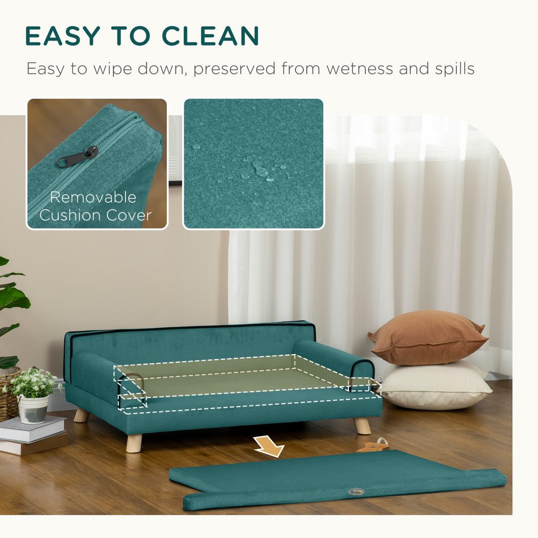 PawHut Luxurious Dog Sofa: Water-Resistant, Cozy & Stylish for Medium to Large Dogs