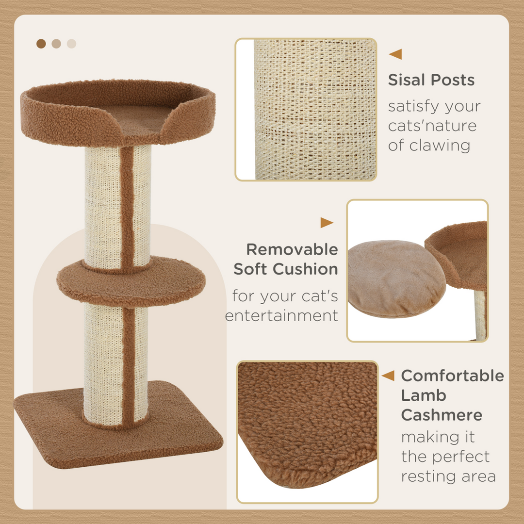 Ultimate 91cm Cat Tree: Plush Perch, Scratching Post & Cozy Hideaway