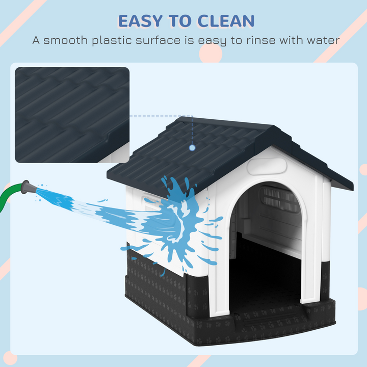 Cozy PawHut Outdoor Dog Kennel for XS & S Dogs - Weatherproof & Ventilated