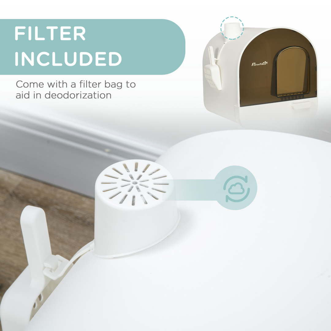 Privacy Plus Hooded Cat Litter Box: Easy Clean, Odor Control, Durable Design