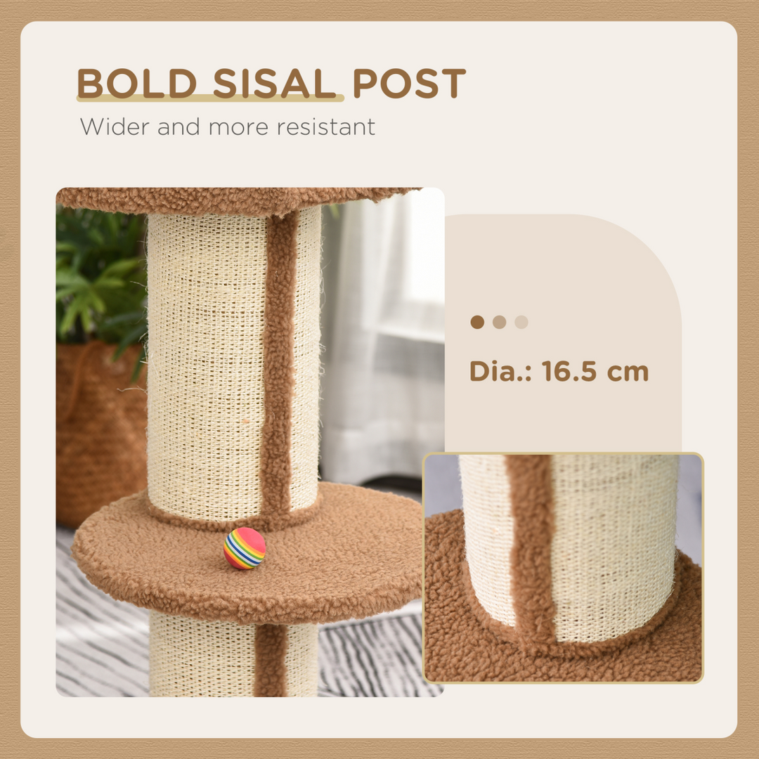 Ultimate 91cm Cat Tree: Plush Perch, Scratching Post & Cozy Hideaway