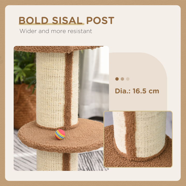 Ultimate 91cm Cat Tree: Plush Perch, Scratching Post & Cozy Hideaway