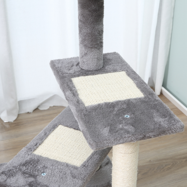 Ultimate Cat Tree Tower: Multi-Level Climbing & Scratching Oasis for Play!