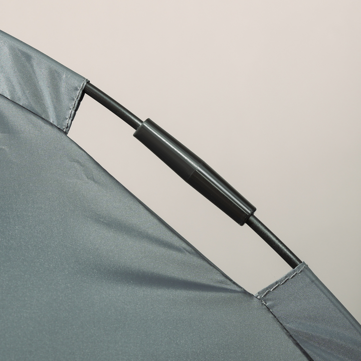 Cozy Elevated Dog Bed with Canopy - Cool & Comfy PawHut Pet Cot, Grey