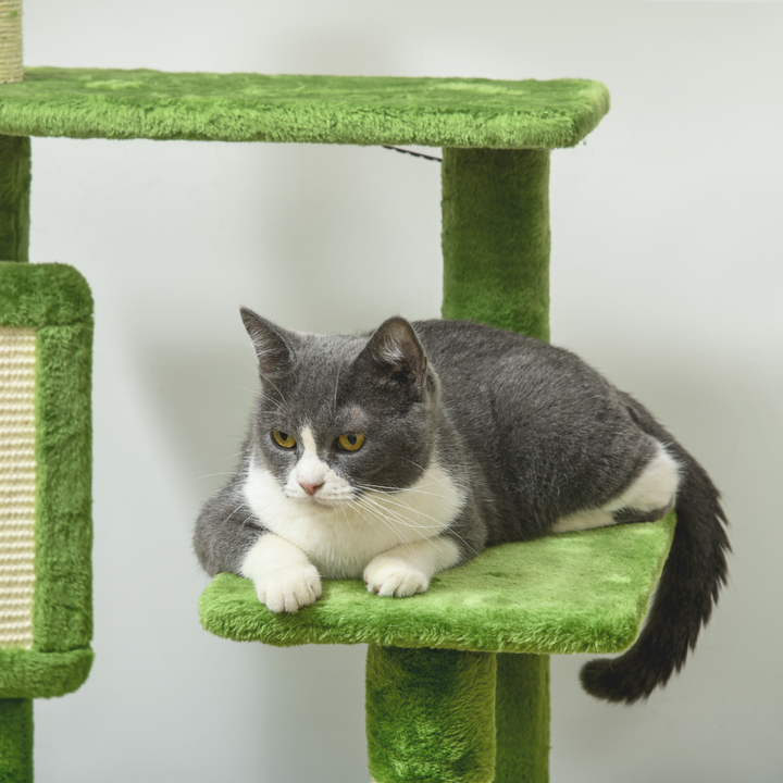 PawHut Deluxe 142cm Cat Tower: Scratching, Hammocking, & Endless Play!