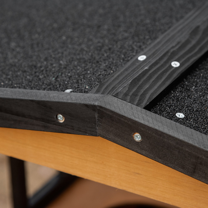 3-Tier Wooden Cat House with Balconies - Outdoor Shelter for Playful Cats