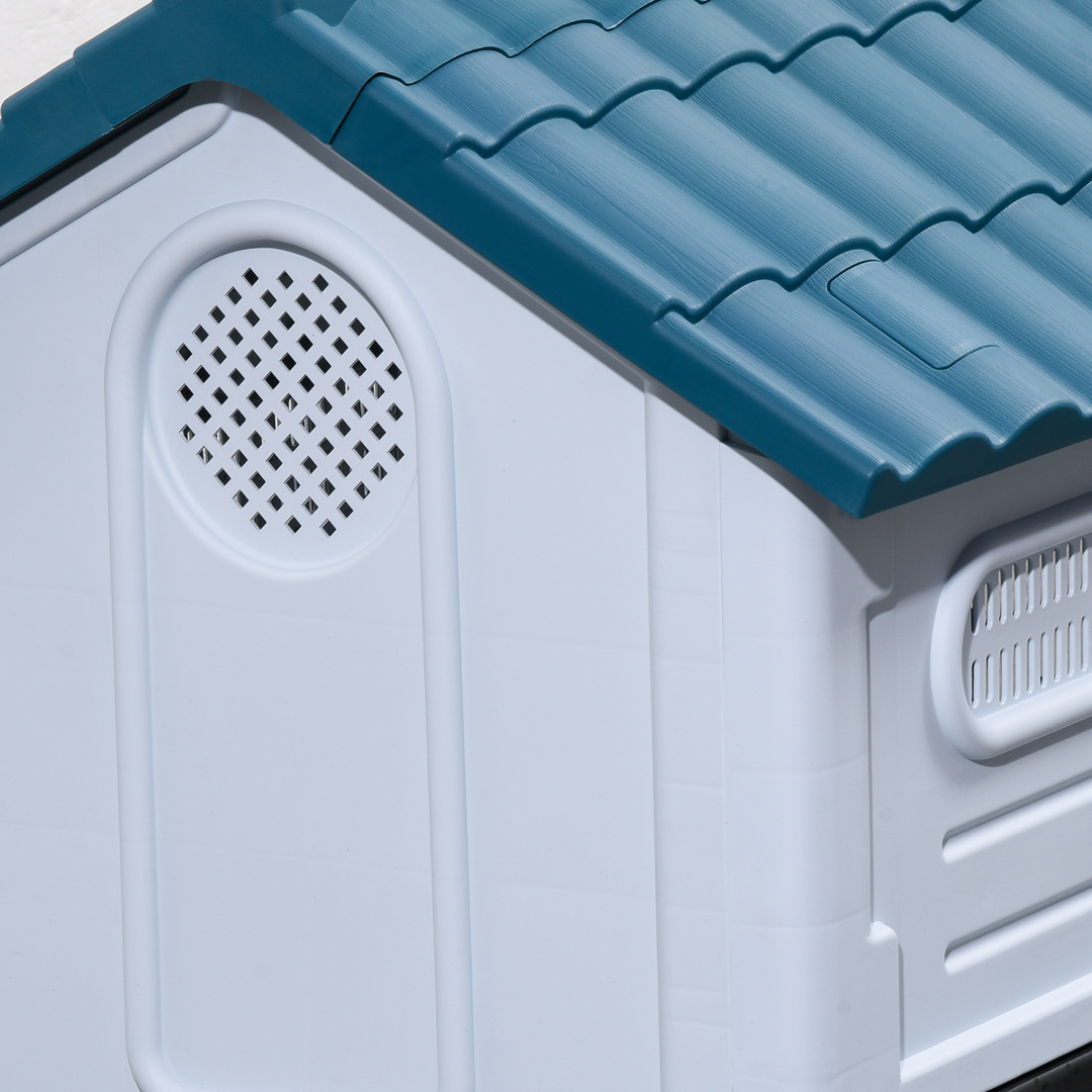 Ultimate Outdoor Dog Kennel - Cozy Plastic House for XS Dogs, Easy Setup!