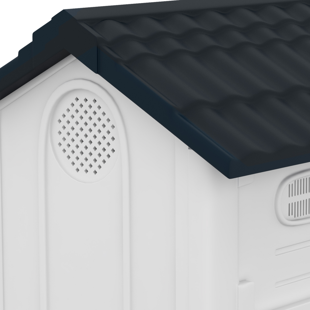 Cozy PawHut Outdoor Dog Kennel for XS & S Dogs - Weatherproof & Ventilated