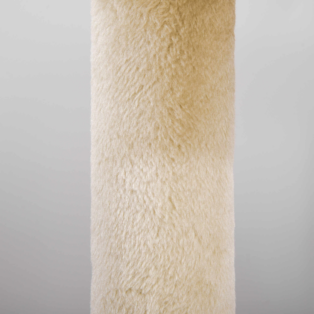 3-Tier Deluxe Cat Activity Tree Scratching Posts  Kitten Beige Pawhut