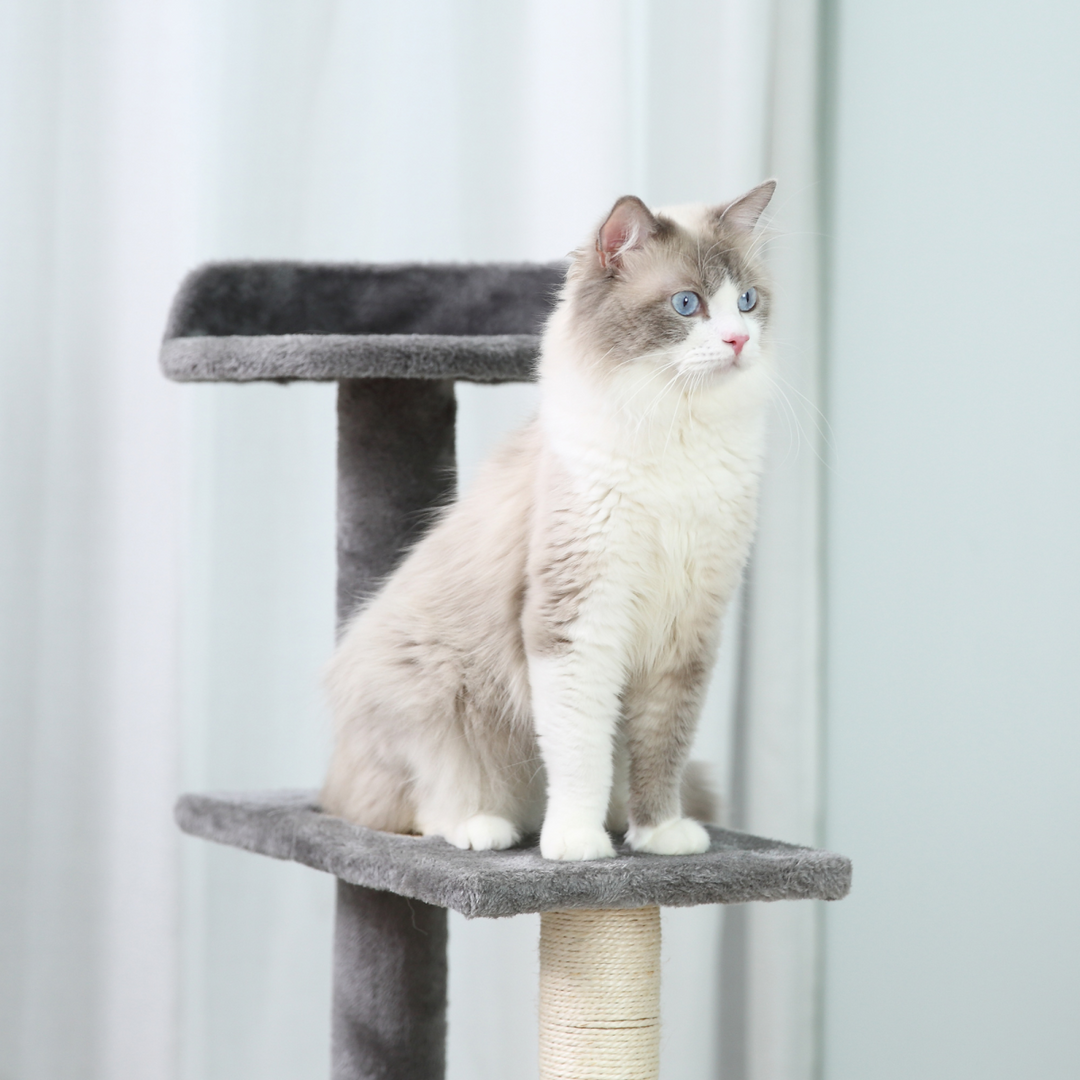 Ultimate Cat Tree Tower: Multi-Level Climbing & Scratching Oasis for Play!