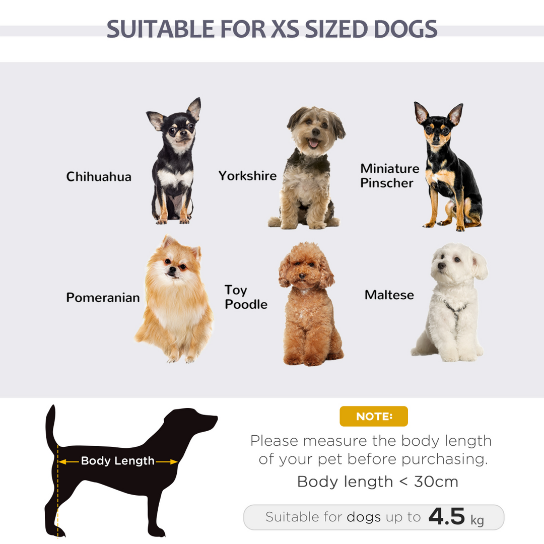 Cozy Black Pet Sofa: Removable Cushion for XS Dogs & Cats - Ultimate Comfort!