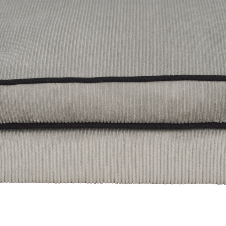 Cozy Grey Dog Sofa Bed with Padded Cushion for XS & S Size Pets - Easy Assembly!