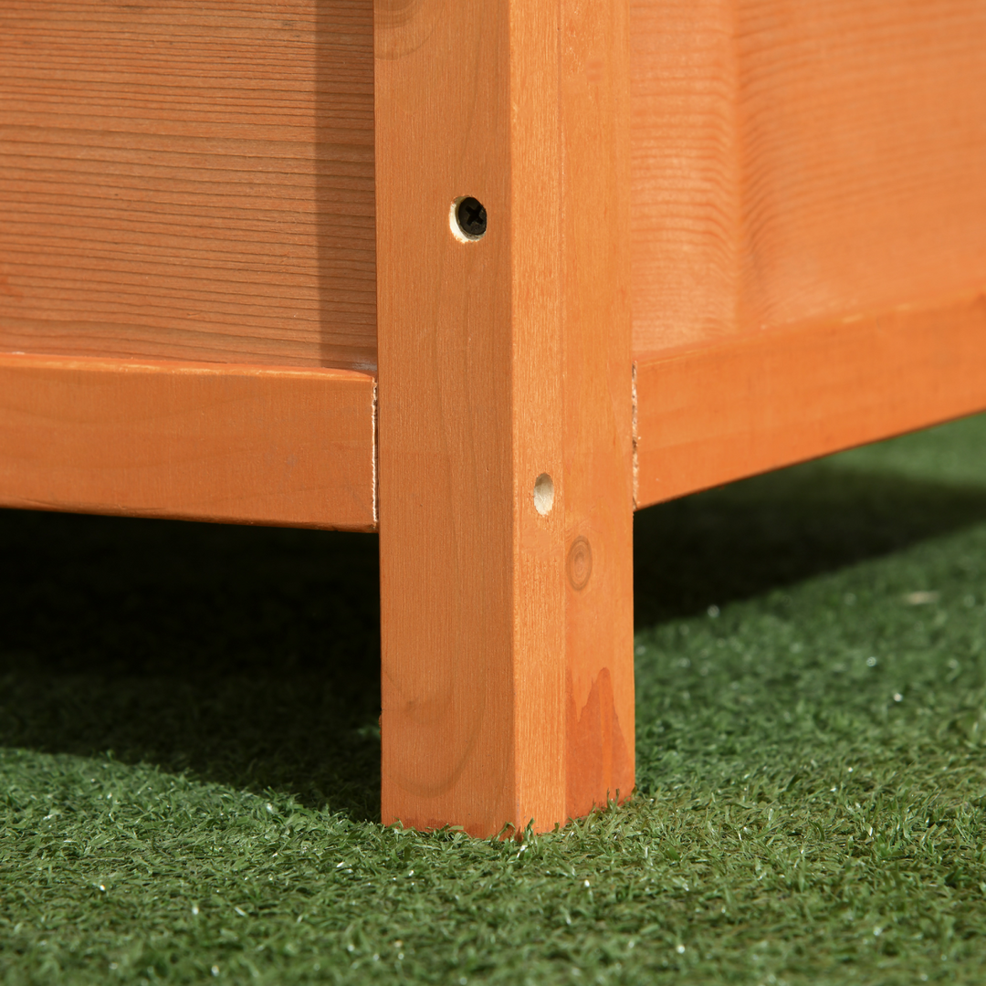 Cozy 82cm Wooden Dog Kennel – Weatherproof Garden Shelter for Happy Pets