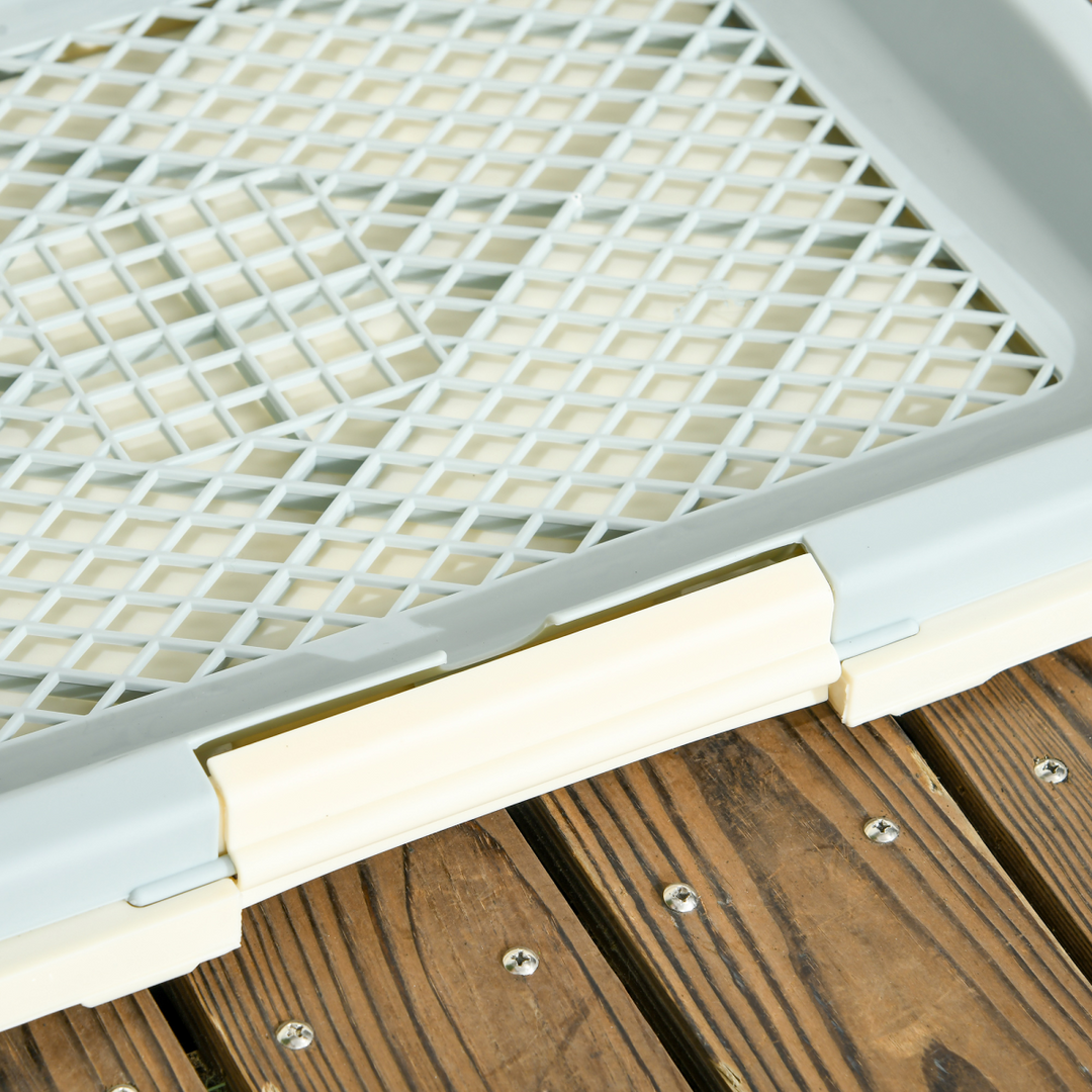 PawHut Indoor Dog Toilet: 3-Layer Grass Pad & Easy-Clean Waste System