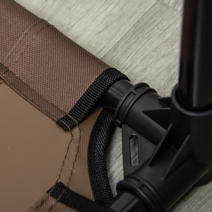 Elevated Pet Bed with Canopy - Cozy Outdoor Dog Cot for Ultimate Comfort