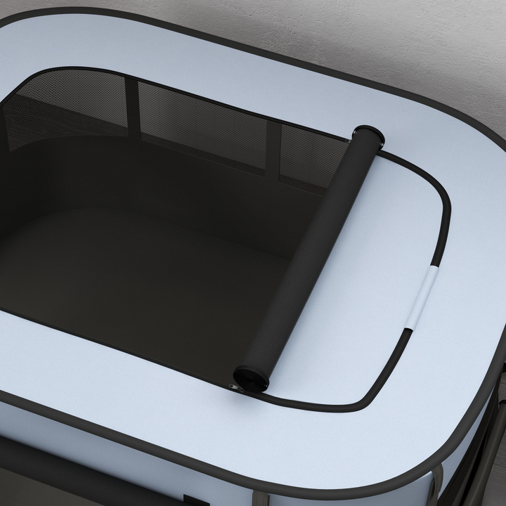 PawHut Portable Pet Playpen - Ideal for Puppies, Kittens, & Small Animals!