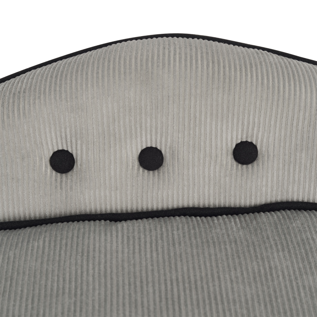 Cozy Grey Dog Sofa Bed with Padded Cushion for XS & S Size Pets - Easy Assembly!