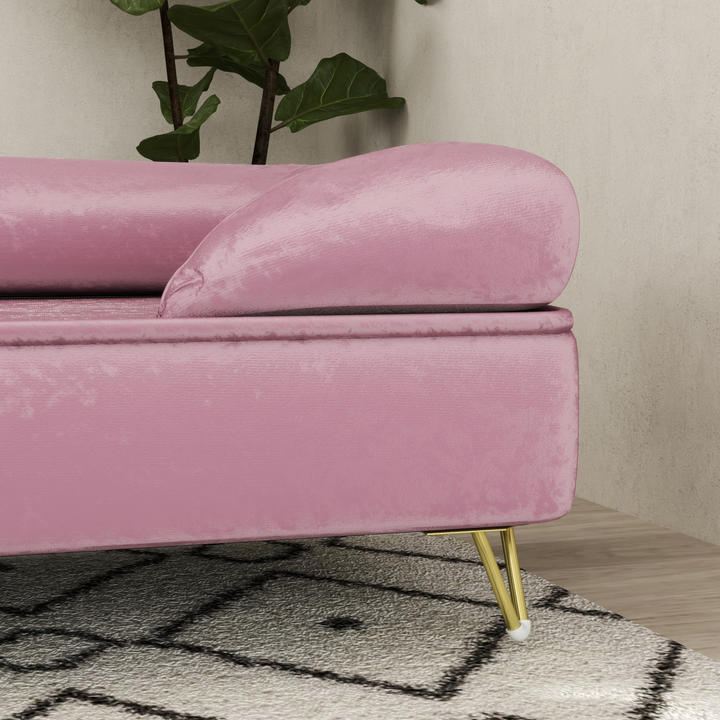 Luxurious PawHut Dog Sofa: Removable Cushion & Washable Cover - Pink