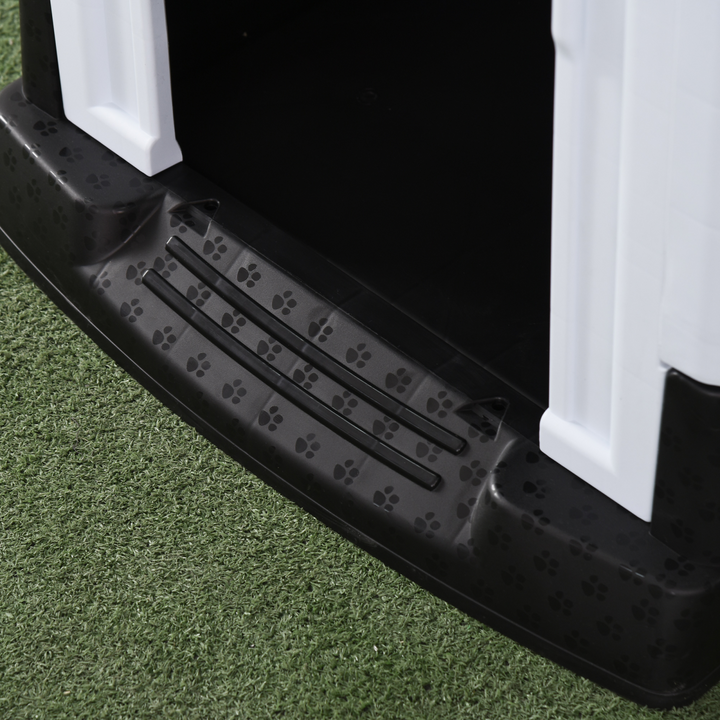 Ultimate Outdoor Dog Kennel - Cozy Plastic House for XS Dogs, Easy Setup!