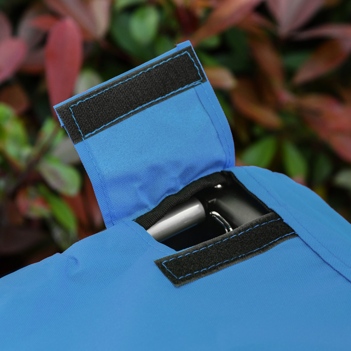 Adventure Awaits: Deluxe Dog Bike Trailer & Cat Carrier in Black & Blue