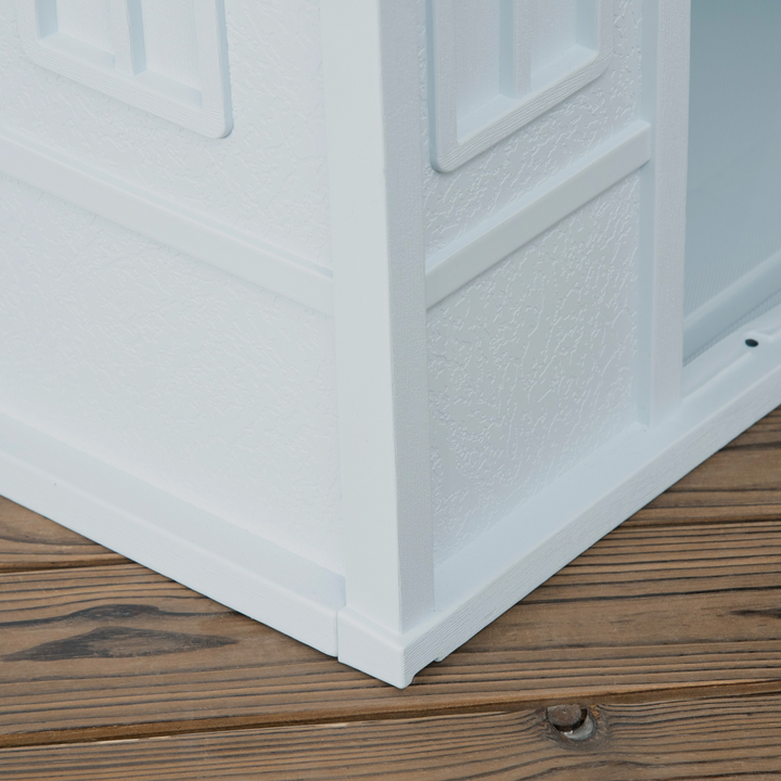 PawHut Blue Weather-Resistant Dog House – Stylish Shelter for Large Breed