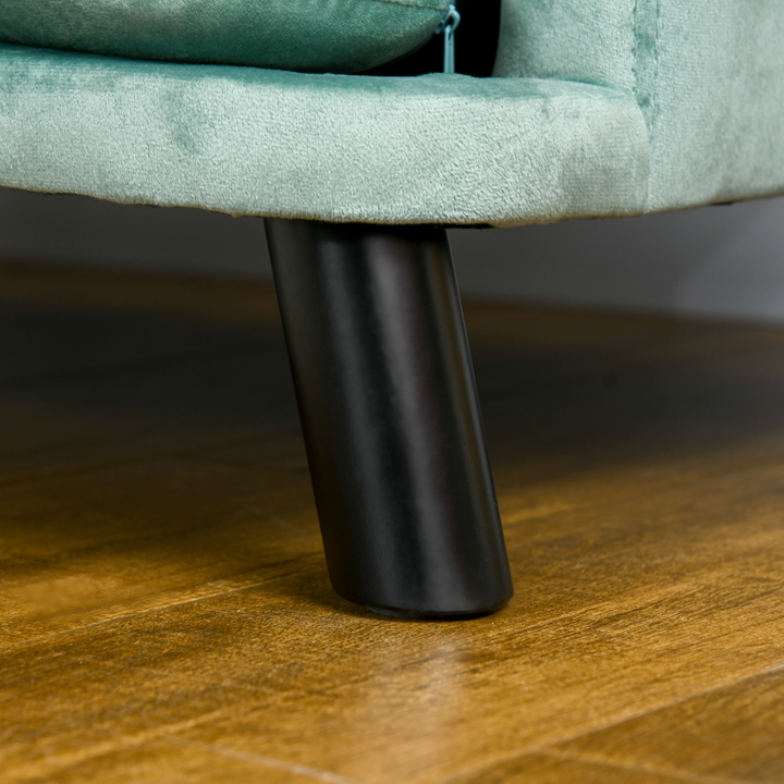 PawHut Pet Sofa Bed for Medium & Large Dogs - Cozy, Washable, Stylish Green