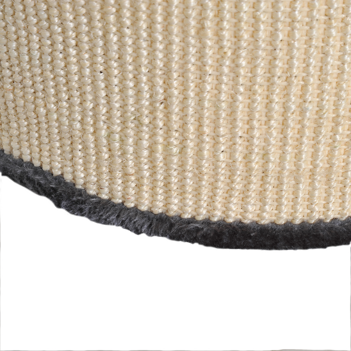 PawHut Cat Scratching Barrel with Sisal &amp; Observation Deck – 3 Dens Activity Centre
