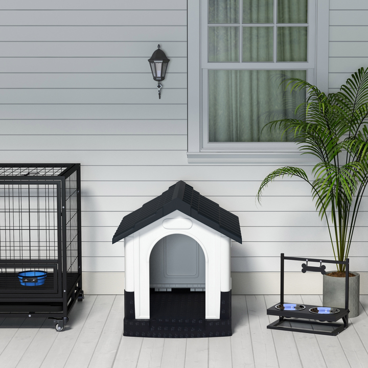 Cozy PawHut Outdoor Dog Kennel for XS & S Dogs - Weatherproof & Ventilated