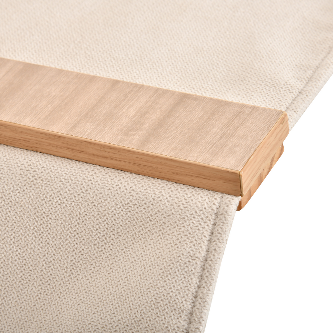 PawHut 4-Piece Wall-Mounted Cat Tree Set with Clear-Bowl Hammock, Scratching Post & Platforms – Natural Wood Finish