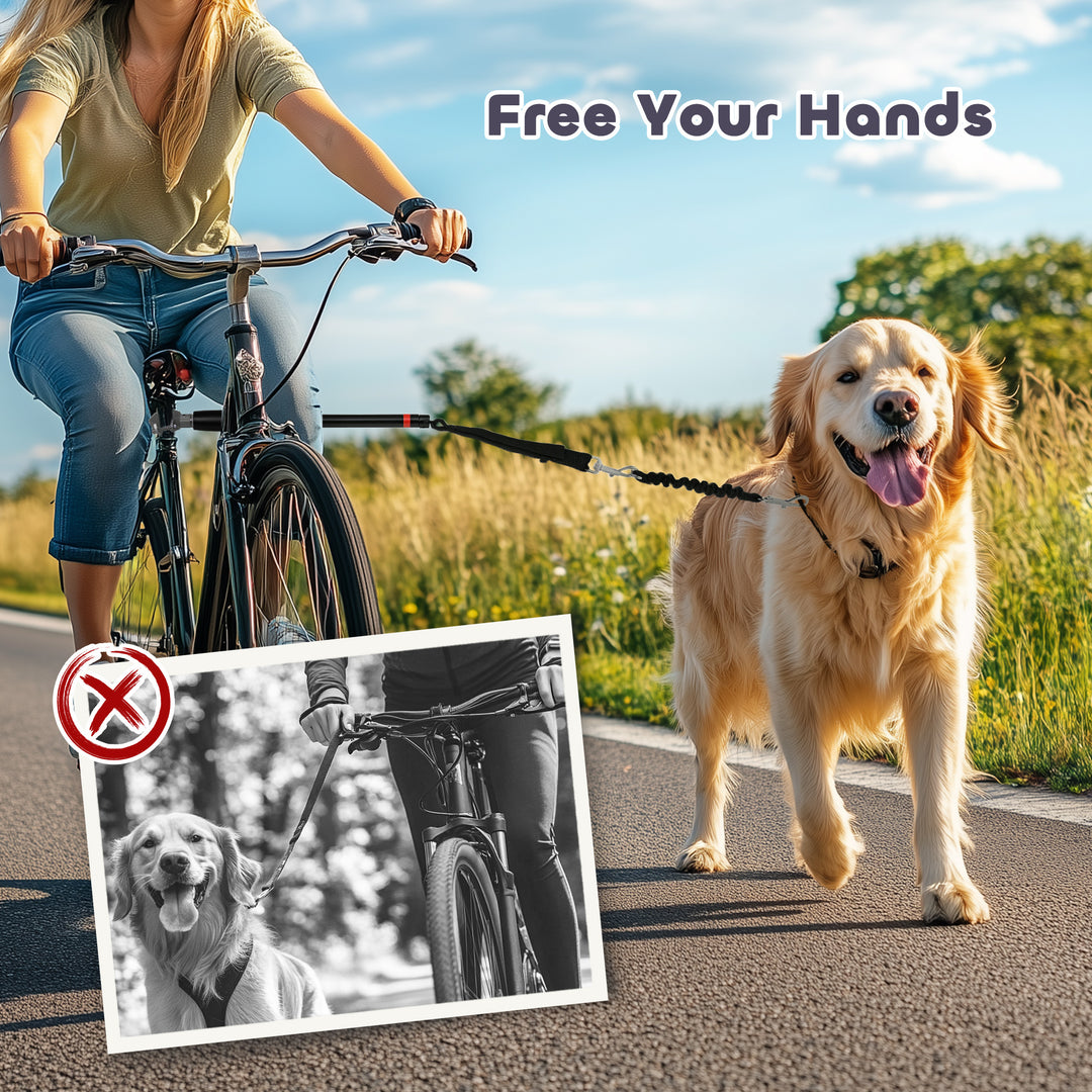 PawHut Bike Dog Lead: Easy Install for Cycling & Training