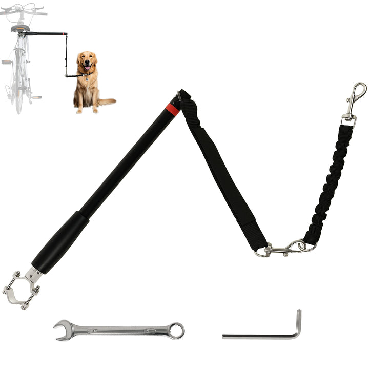 PawHut Bike Dog Lead: Easy Install for Cycling & Training