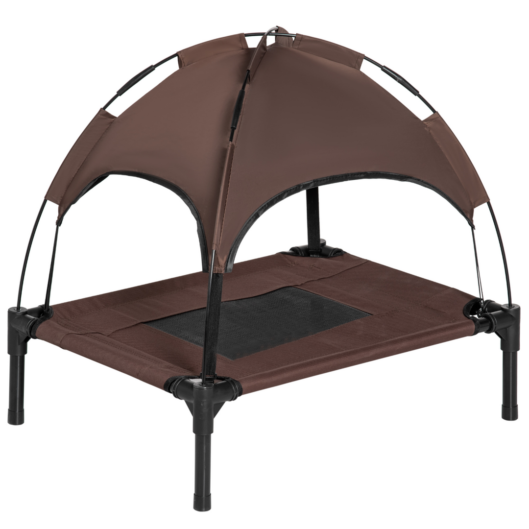 Elevated Pet Bed with Canopy - Ultimate Outdoor Comfort for Dogs!