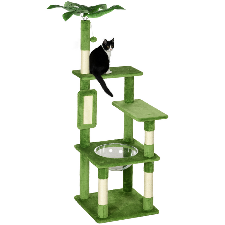 PawHut Deluxe 142cm Cat Tower: Scratching, Hammocking, & Endless Play!