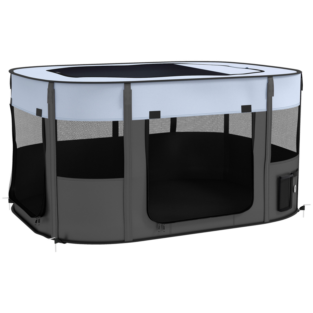 PawHut Portable Pet Playpen - Ideal for Puppies, Kittens, & Small Animals!