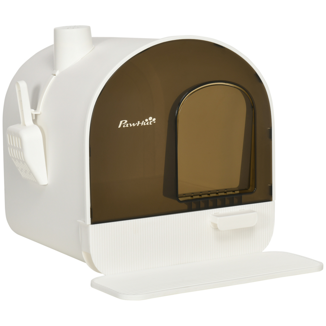 Privacy Plus Hooded Cat Litter Box: Easy Clean, Odor Control, Durable Design