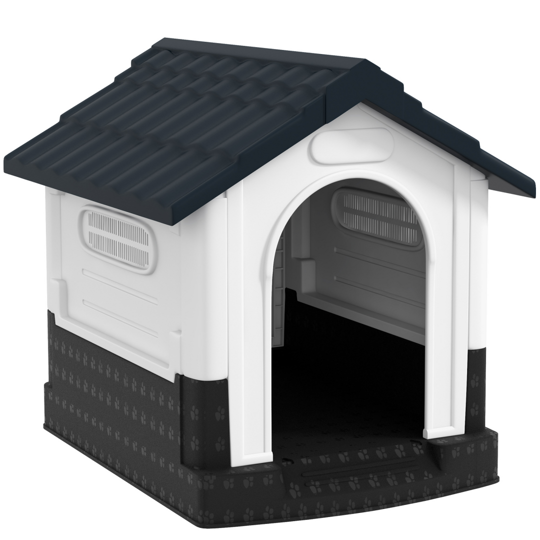 Cozy PawHut Outdoor Dog Kennel for XS & S Dogs - Weatherproof & Ventilated