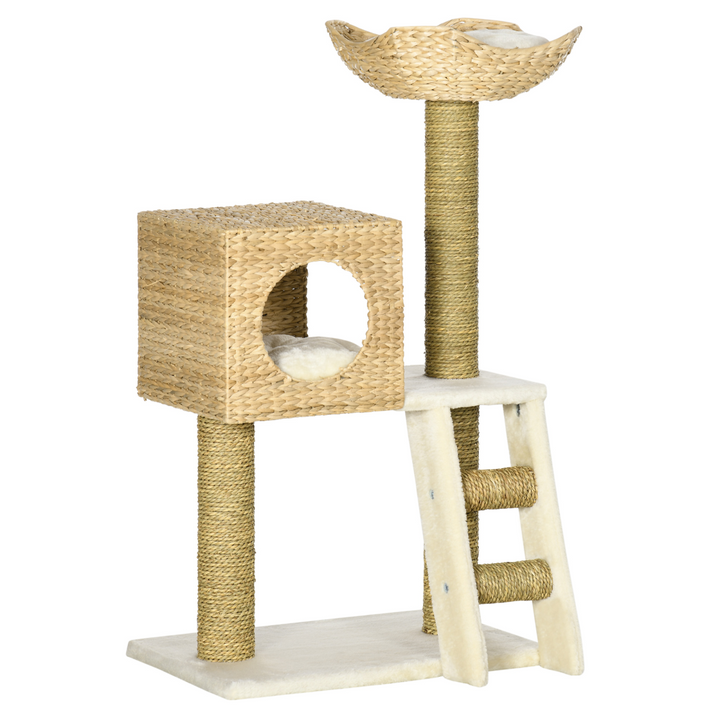 PawHut Cat Tree: Ultimate Kitten Tower with Scratching Posts & Cozy Retreat