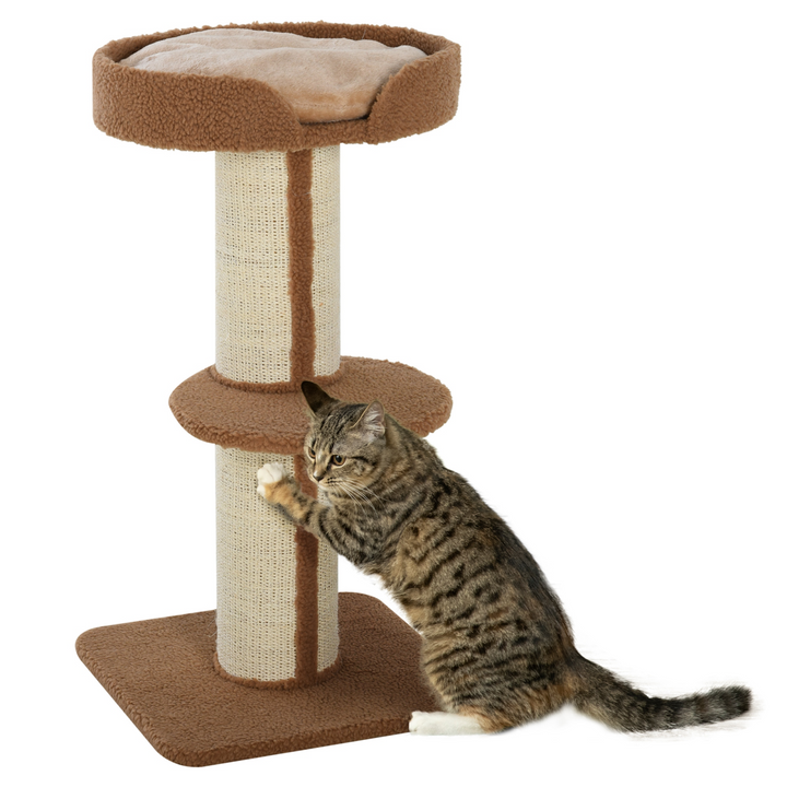 Ultimate 91cm Cat Tree: Plush Perch, Scratching Post & Cozy Hideaway
