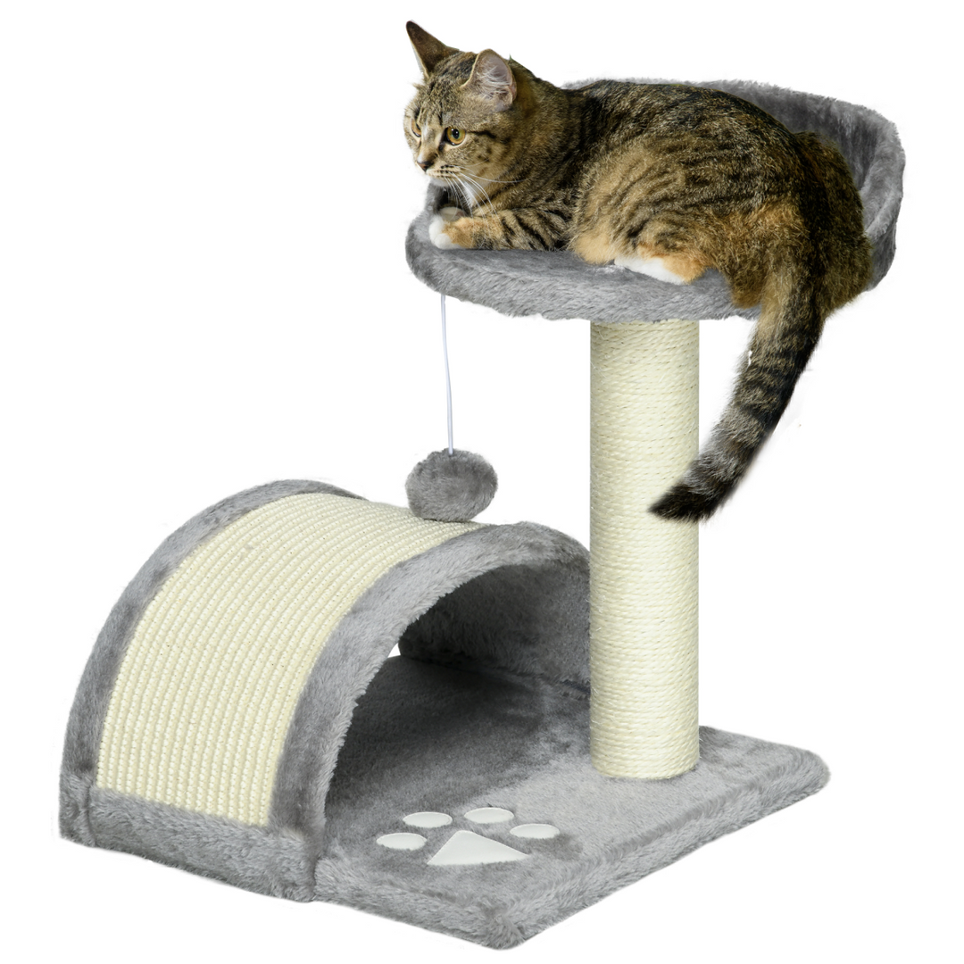 Deluxe Cat Tree & Scratching Post with Toy Ball – Perfect for Kittens!
